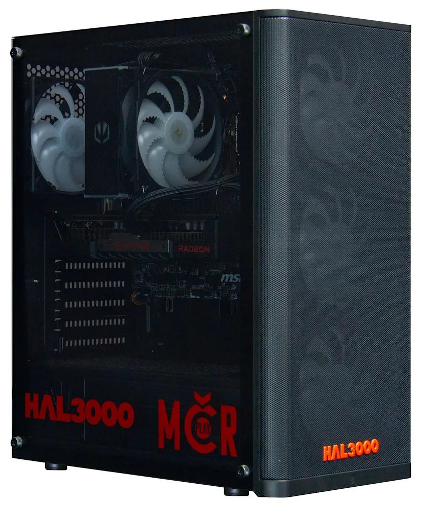 HAL3000 MČR Finale Elite AMD Ryzen 7 5700X 16GB DDR4 RX 9060 XT 16G 1TB PCIe4 SSD WiFi W11