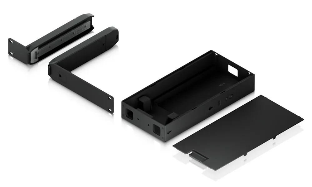 Ubiquiti UniFi Cloud Gateway Industrial Rack Mount, Rackový držák pro Cloud Gateway Industrial, Černá