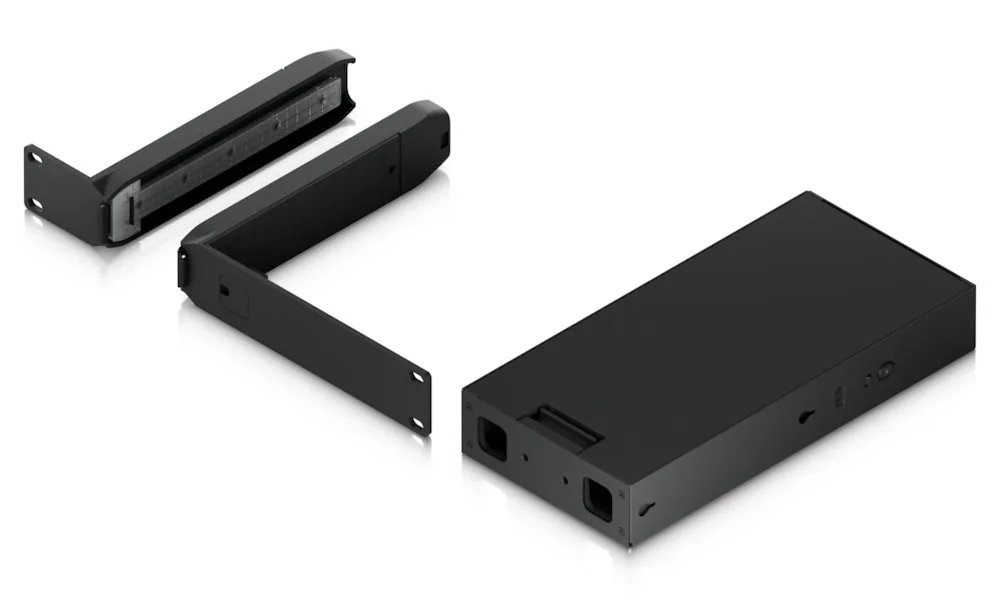 Ubiquiti UniFi Cloud Gateway Industrial Rack Mount, Rackový držák pro Cloud Gateway Industrial, Černá