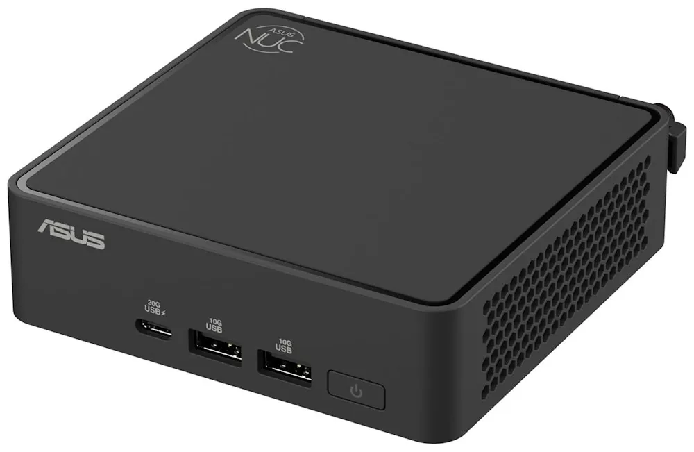 ASUS NUC 15 Pro Slim Kit RNUC15CRKI300002 - Barebone - mini PC 1 x Core 3 100U / až 4.7 GHz - RAM 0 GB - Intel Graphics - IEEE 802.11ax (Wi-Fi 6), IEEE 802.11be (Wi-Fi 7), Bluetooth 5.4 - černá