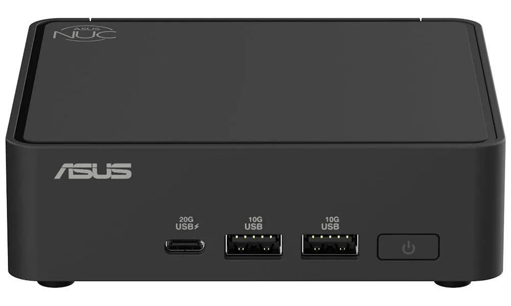 ASUS NUC 15 Pro Slim Kit RNUC15CRKC500002 - Barebone - mini PC 1 x Core 5 210H / až 4.8 GHz - RAM 0 GB - Intel Graphics - IEEE 802.11ax (Wi-Fi 6), IEEE 802.11be (Wi-Fi 7), Bluetooth 5.4, Gigabit Ethernet, 2.5 Gigabit Ethernet - černá