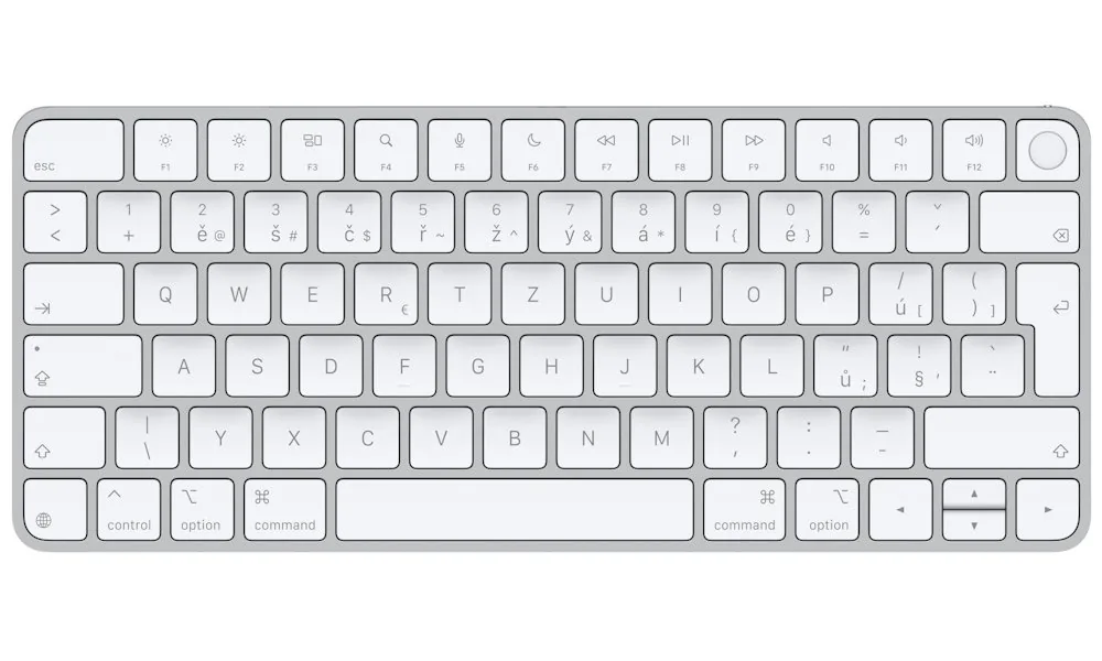 Apple Magic Keyboard Touch ID/Bezdrátová Bluetooth/CZ layout/Bílá