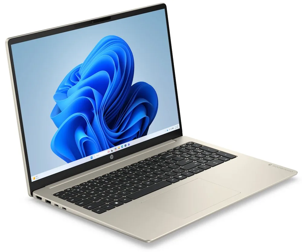 HP OmniBook 3, Core 3 100U, 16.0 2K (1920x1200) IPS 300n, Intel Graphics, 8GB DDR5, SSD 512GB, W11H, 2-2-0, Gold