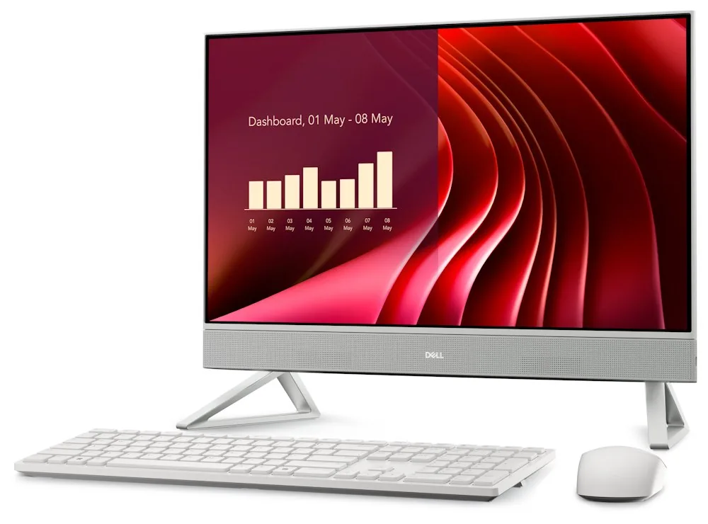 Dell/24 All-in-One EC24250/23,8"/FHD/i5-1334U/16GB/512GB/Intel int/W11P/Bílá/3ROn-Site