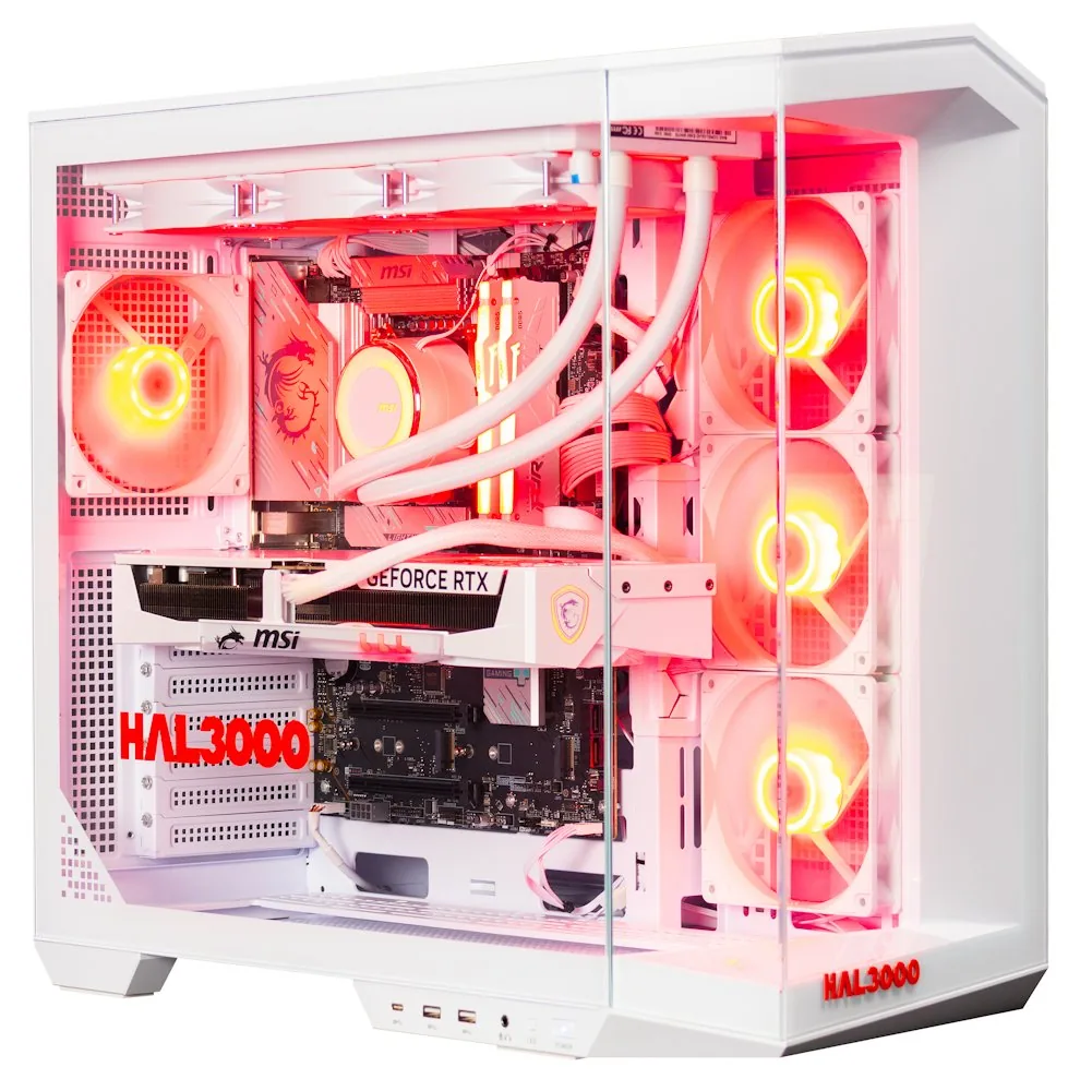 HAL3000 Master Gamer Ultimate-K White Intel Core Ultra 7 270K 32GB DDR5 RTX 5070 Ti 2TB PCIe4 SSD WiFi W11