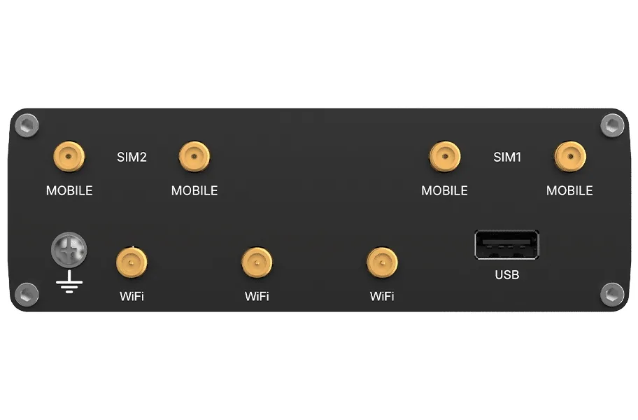 Teltonika RUTC42 průmyslový router 4x LAN, 1x WAN, Dual modem, SIM + eSIM, 2x LTE, Wi-Fi 6
