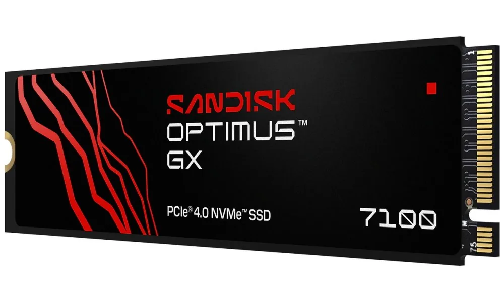 SanDisk Optimus GX 7100 - SSD - 4 TB - interní - M.2 2280 - PCIe 4.0 x4 (NVMe)