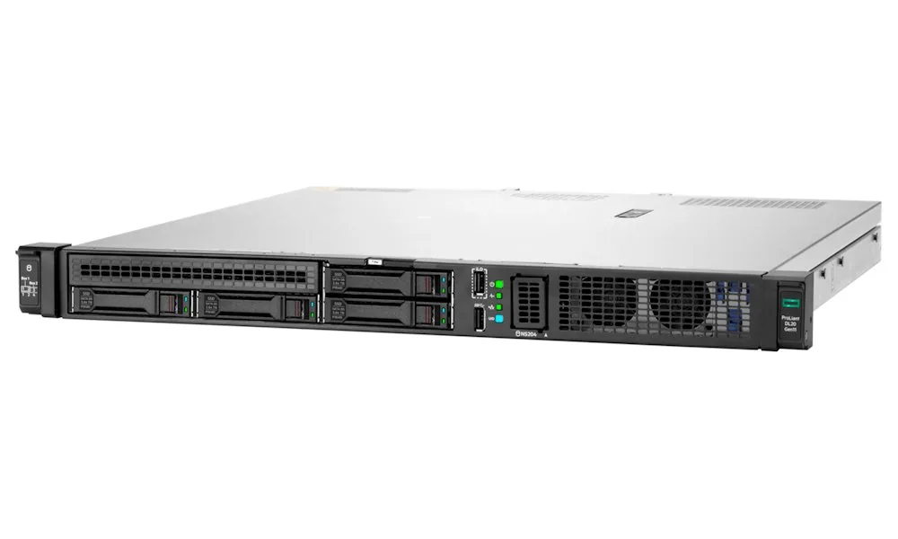 HPE Server DL20 G11 E-2436, 1P, 1x32GB, 2x480GB SSD, VROC, 4SFF, iLO6, 1x800W, 1U, Rack, 3 3 3 Smart Choice