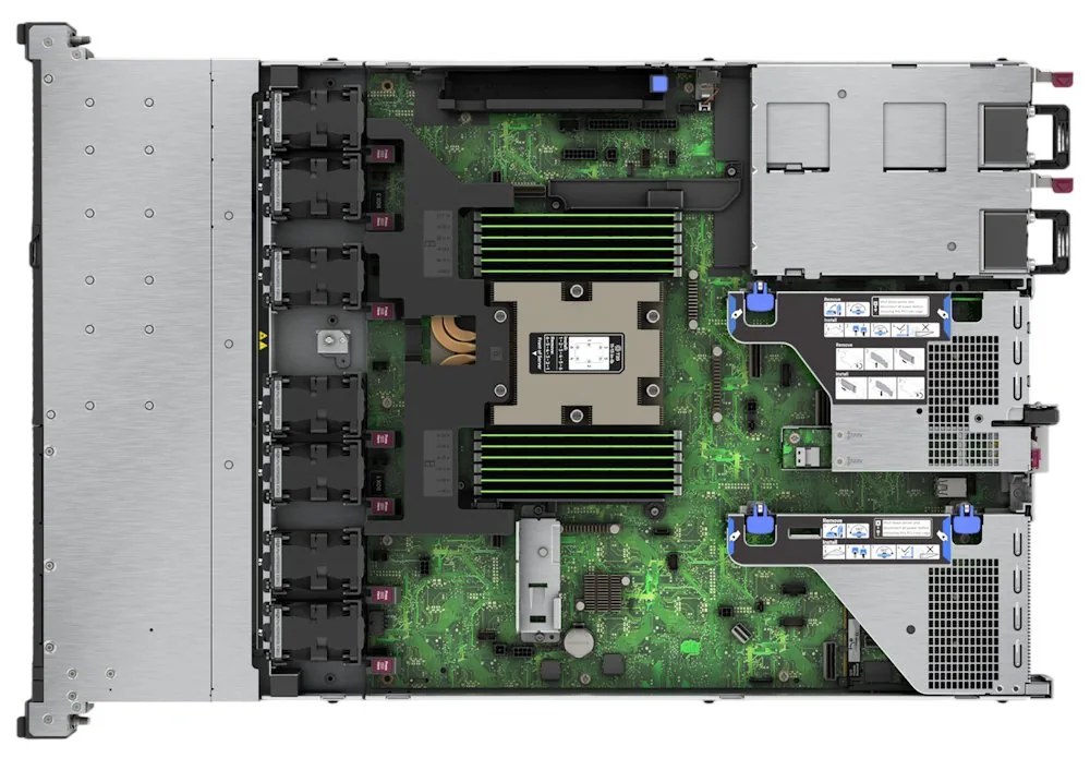 HPE Server DL325 G11 9115, 1P, 2x32GB, 2x480GB SSD, MR408i-o, 8SFF, iLO6, 2x1000W, 1U, Rack, 3 3 3 Smart Choice