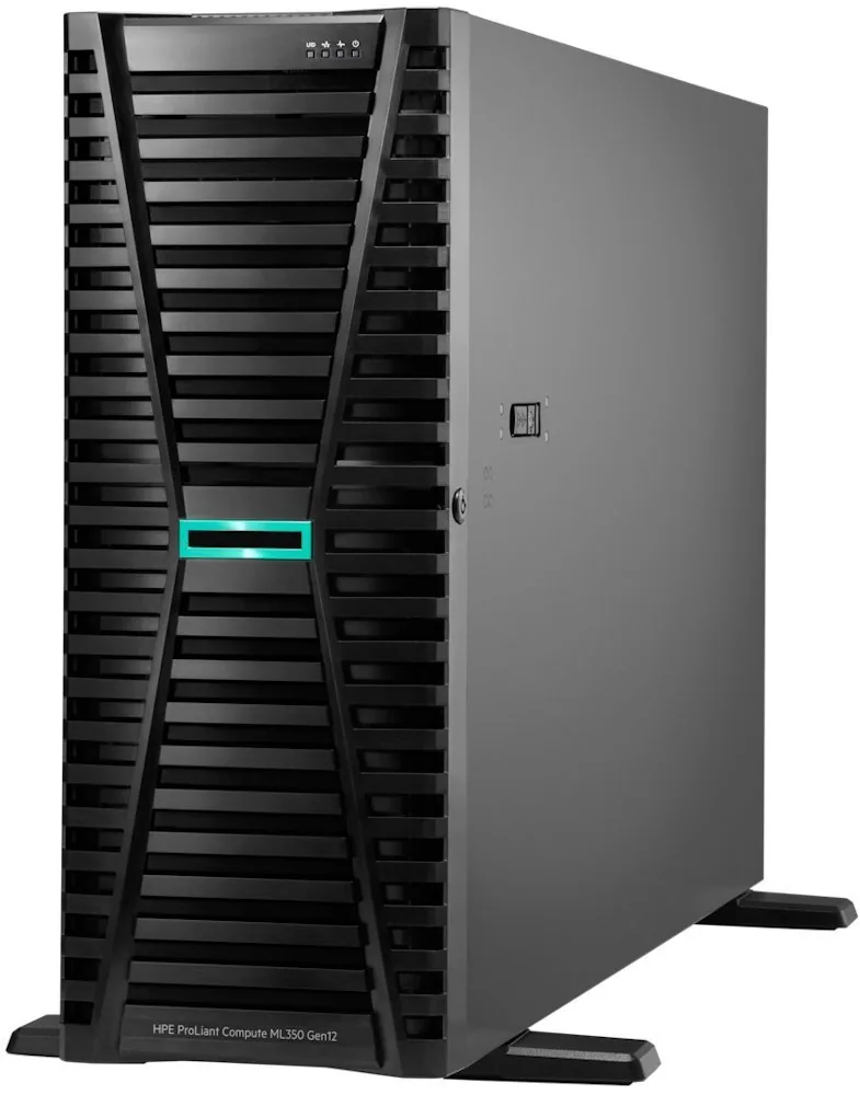 HPE Server ML350 G12 6505P, 2P, 1x64GB, 2x960GB MU SSD, MR408i-o, 8SFF, 2x1000W, Tower, 3 3 3 Smart Choice