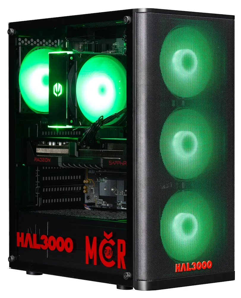 HAL3000 MČR Finale Pro AMD Ryzen 5 7600 32GB DDR5 RX 9070 GRE 1TB PCIe4 SSD WiFi W11