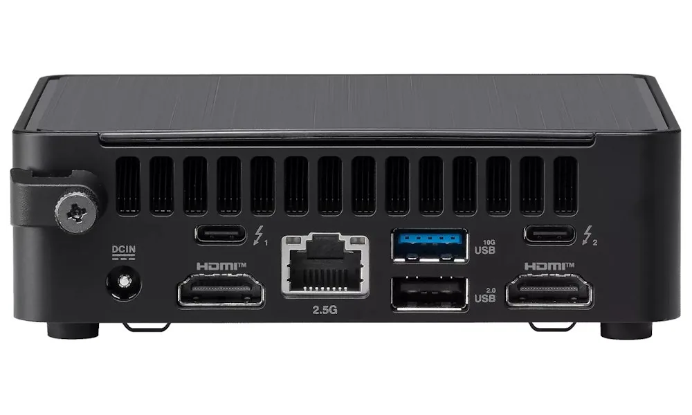 ASUS NUC 14 Pro RNUC14RVKU500002I - Barebone - mini PC 1 x Core Ultra 5 125H / až 4.5 GHz - RAM 0 GB - Intel Arc Graphics - Gigabit Ethernet, 2.5 Gigabit Ethernet, IEEE 802.11ax (Wi-Fi 6E), Bluetooth 5.3 - černá