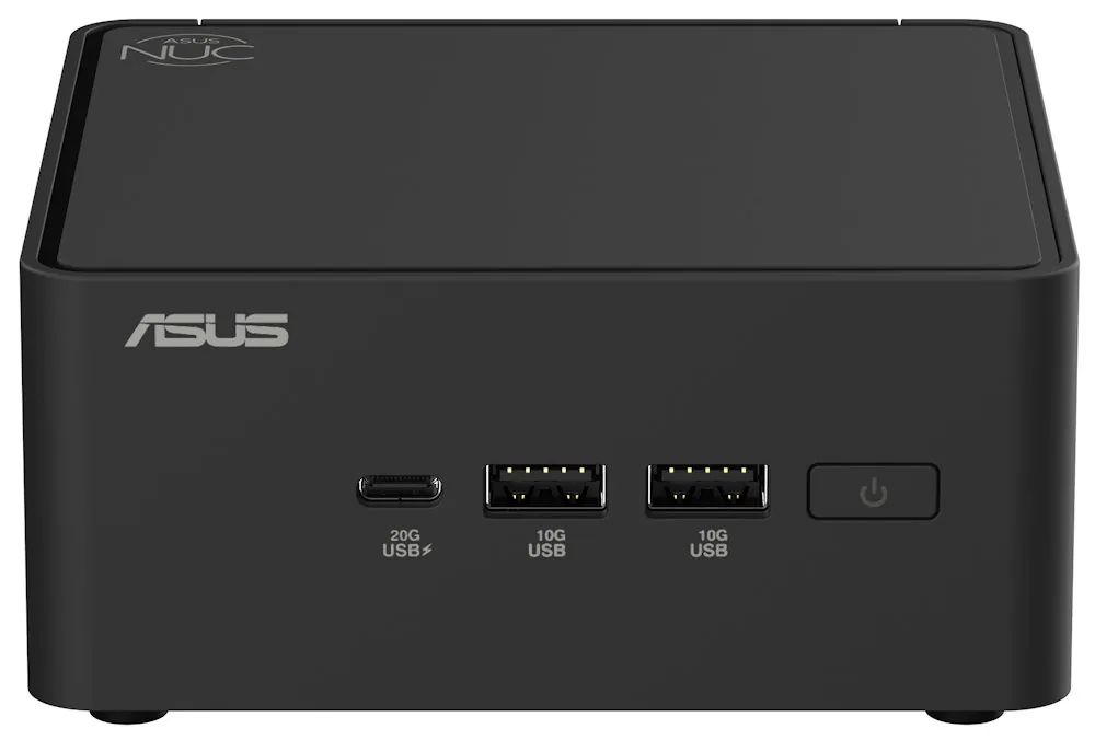 ASUS NUC 15 Pro Tall Kit - Barebone - mini PC 1 x Core 5 210H / až 4.8 GHz - RAM 0 GB - Intel Graphics - IEEE 802.11ax (Wi-Fi 6), IEEE 802.11be (Wi-Fi 7), Bluetooth 5.4 - černá
