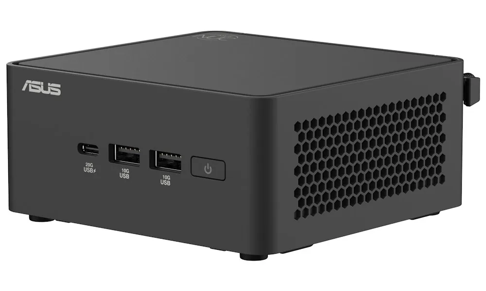 ASUS NUC 15 Pro Tall Kit RNUC15CRHU500002 - Barebone - mini PC 1 x Core Ultra 5 225H / až 4.9 GHz - RAM 0 GB - Arc Graphics 130T - IEEE 802.11ax (Wi-Fi 6), Bluetooth 5.4, IEEE 802.11be (Wi-Fi 7) - černá