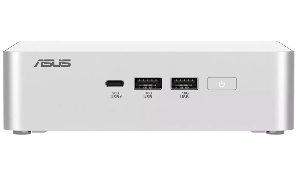 ASUS NUC 15 Pro+ RNUC15CRSU700002 - Barebone - mini PC 1 x Core Ultra 7 255H / až 5.1 GHz - RAM 0 GB - Arc Graphics 140T - Gigabit Ethernet, 2.5 Gigabit Ethernet, IEEE 802.11ax (Wi-Fi 6), Bluetooth 5.4, IEEE 802.11be (Wi-Fi 7) - stříbrná