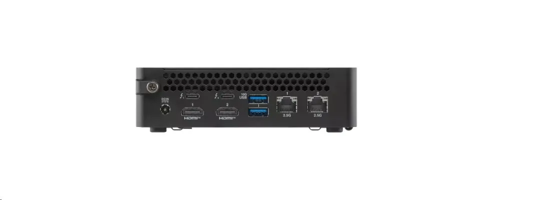 ASUS NUC 16 Pro RNUC16GDKU560002 - Barebone - mini PC 1 x Core Ultra 5 325 / až 4.5 GHz - RAM 0 GB - Intel Graphics - IEEE 802.11ax (Wi-Fi 6), IEEE 802.11be (Wi-Fi 7), 2.5 Gigabit Ethernet, Gigabit Ethernet - černá