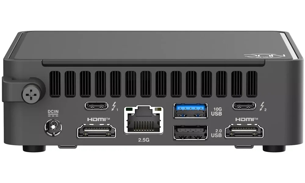 ASUS NUC 15 Pro RNUC15CRKU506302 - Mini PC Core Ultra 7 225H / až 4.9 GHz - RAM 16 GB - SSD 512 GB - NVMe - Arc Graphics 130T - Gigabit Ethernet, 2.5 Gigabit Ethernet, IEEE 802.11ax (Wi-Fi 6), IEEE 802.11be (Wi-Fi 7), Bluetooth 5.4 - žádný OS - monitor: ž