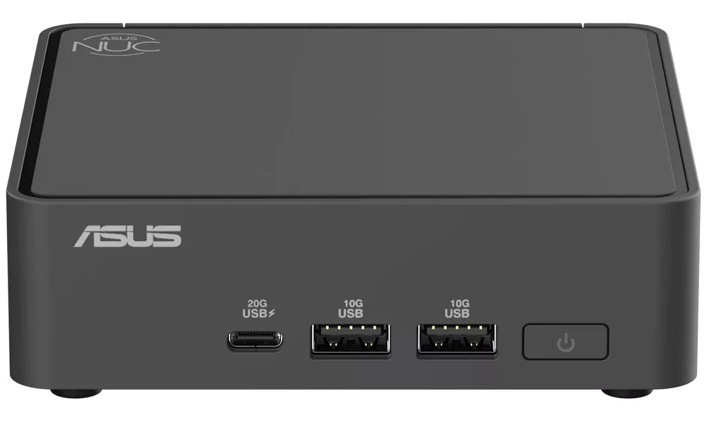 ASUS NUC 15 Pro RNUC15CRKU506302 - Mini PC Core Ultra 7 225H / až 4.9 GHz - RAM 16 GB - SSD 512 GB - NVMe - Arc Graphics 130T - Gigabit Ethernet, 2.5 Gigabit Ethernet, IEEE 802.11ax (Wi-Fi 6), IEEE 802.11be (Wi-Fi 7), Bluetooth 5.4 - žádný OS - monitor: ž