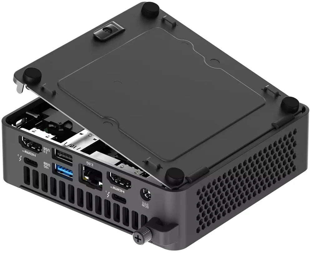 ASUS NUC 15 Pro RNUC15CRKU506302 - Mini PC Core Ultra 7 225H / až 4.9 GHz - RAM 16 GB - SSD 512 GB - NVMe - Arc Graphics 130T - Gigabit Ethernet, 2.5 Gigabit Ethernet, IEEE 802.11ax (Wi-Fi 6), IEEE 802.11be (Wi-Fi 7), Bluetooth 5.4 - žádný OS - monitor: ž