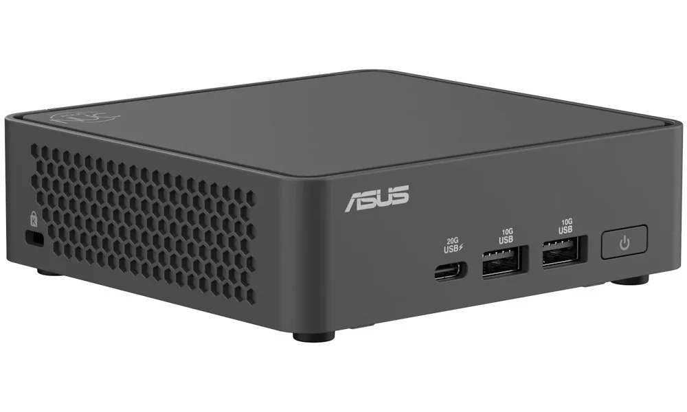 ASUS NUC 15 Pro RNUC15CRKU506302 - Mini PC Core Ultra 7 225H / až 4.9 GHz - RAM 16 GB - SSD 512 GB - NVMe - Arc Graphics 130T - Gigabit Ethernet, 2.5 Gigabit Ethernet, IEEE 802.11ax (Wi-Fi 6), IEEE 802.11be (Wi-Fi 7), Bluetooth 5.4 - žádný OS - monitor: ž