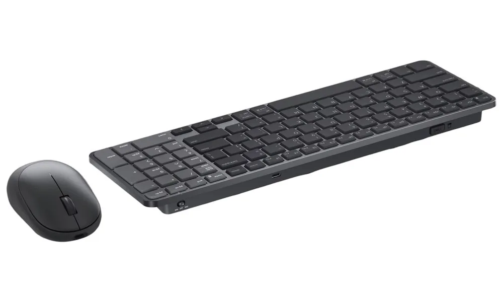 Dell Pro 7 KM746, Dell Pro 7 Rechargeable Compact Keyboard and Mouse - KM746 - Czech/Slovak (QWERTZ)