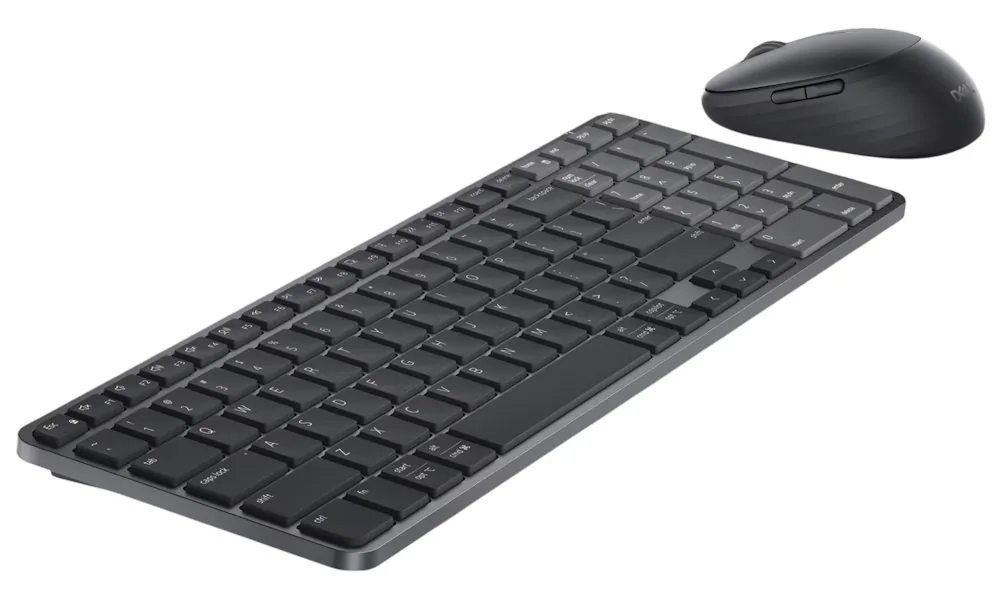 Dell Pro 7 KM746, Dell Pro 7 Rechargeable Compact Keyboard and Mouse - KM746 - Czech/Slovak (QWERTZ)