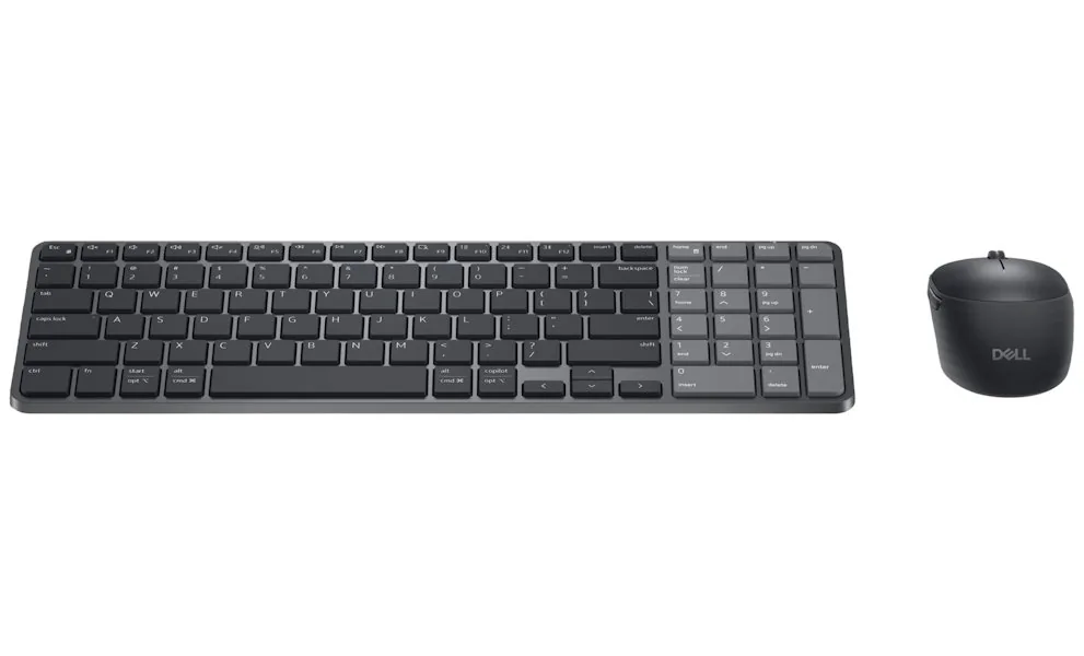 Dell Pro 7 KM746, Dell Pro 7 Rechargeable Compact Keyboard and Mouse - KM746 - Czech/Slovak (QWERTZ)