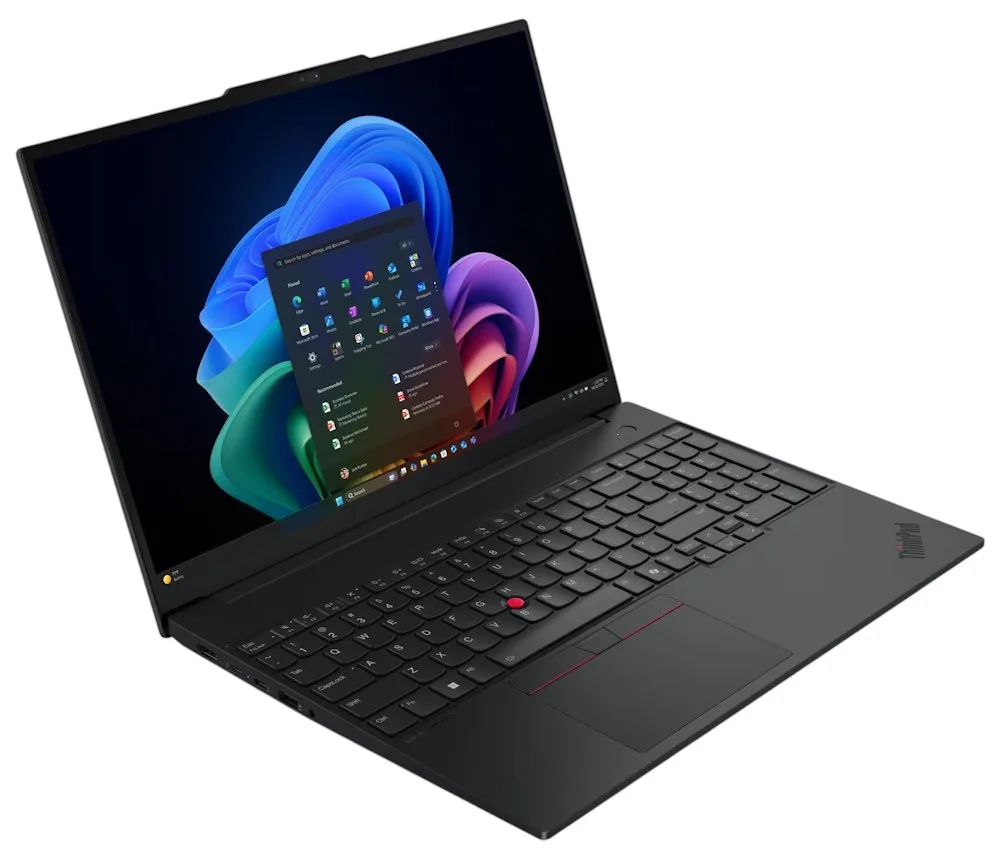 Lenovo ThinkPad E16 Gen 3 22AY - Copilot+ PC - provedění závěsu 180 stupňů - Intel Core Ultra 5 - 226V / až 4.5 GHz - Win 11 Pro - Arc Graphics 130V - 16 GB RAM - 512 GB SSD TCG Opal Encryption 2, NVMe - 16" IPS 2560 x 1600 (WQXGA) @ 120 Hz - Gigabit Ethe