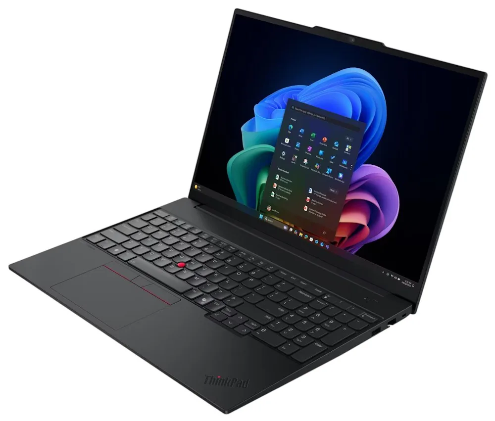 Lenovo ThinkPad E16 Gen 3 22AY - Copilot+ PC - provedění závěsu 180 stupňů - Intel Core Ultra 5 - 226V / až 4.5 GHz - Win 11 Pro - Arc Graphics 130V - 16 GB RAM - 512 GB SSD TCG Opal Encryption 2, NVMe - 16" IPS 2560 x 1600 (WQXGA) @ 120 Hz - Gigabit Ethe