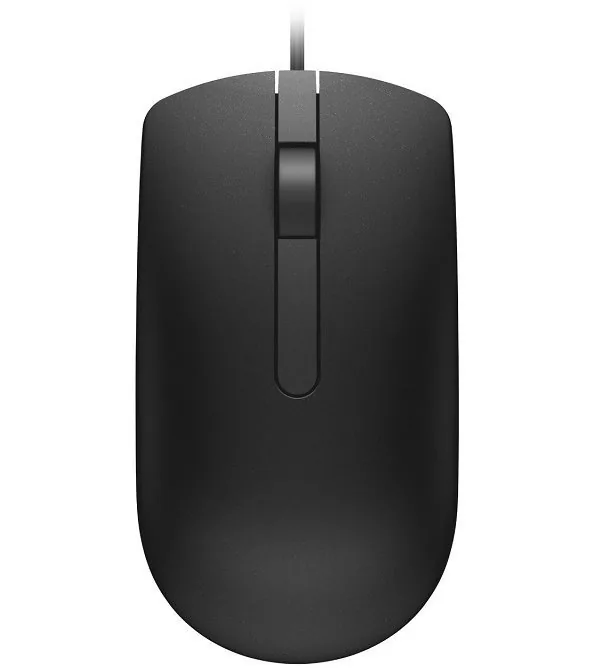 Dell MS116 - Myš - optický - 2 tlačítka - kabelové - USB - černá - maloobchod