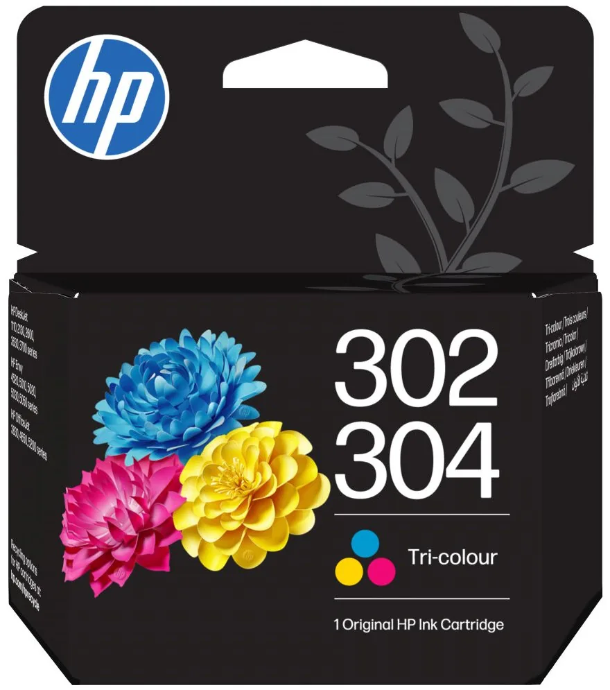 HP 302 304 tri-color inkoustová kazeta, B7RT6AE originál