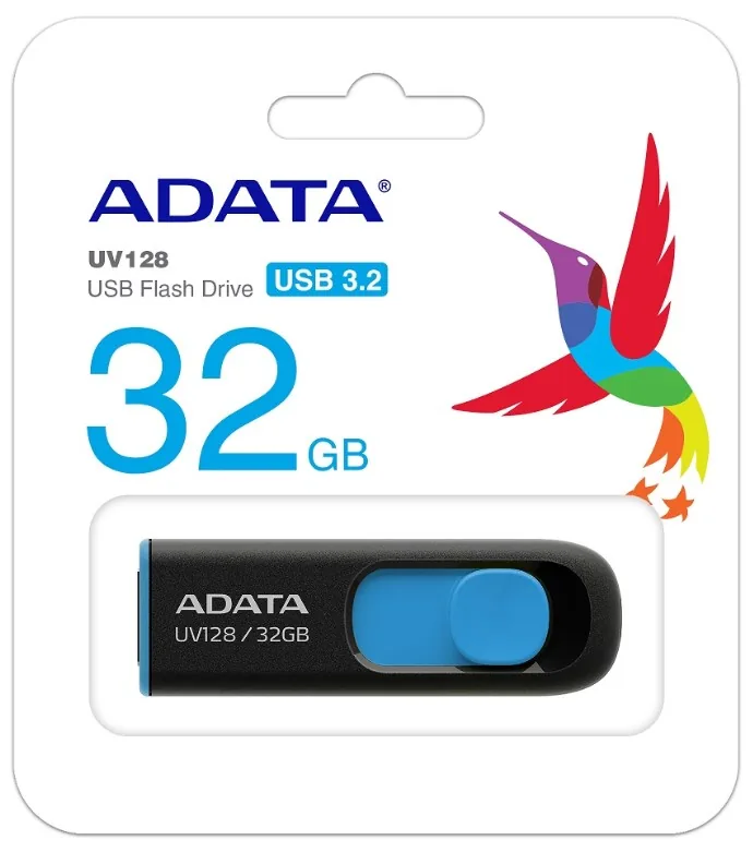 ADATA UV128/32GB/USB 3.2/USB-A/Modrá