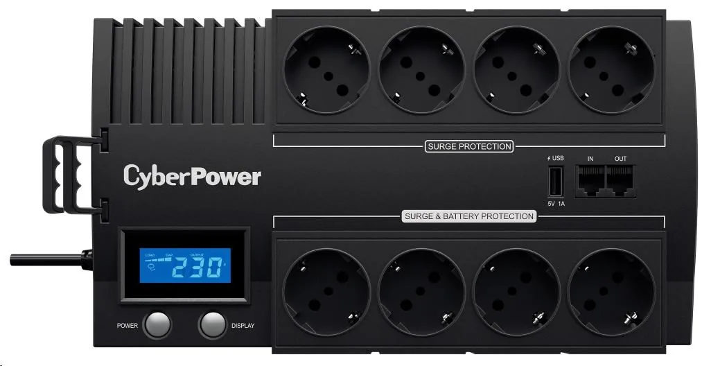 CyberPower BRICs Series II SOHO LCD UPS 1200VA 720W, German SCHUKO zásuvky