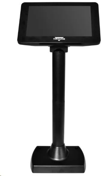 7" LCD barevný zákaznický displej Virtuos SD700F, USB, černý