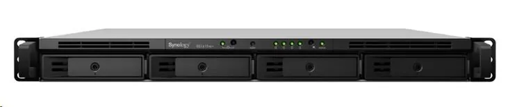 Synology RackStation RS1619xs+ - Server NAS - 4 zásuvky - k upevnění na regál - SATA 6Gb/s - RAID 0, 1, 5, 6, 10, JBOD, RAID F1 - RAM 8 GB - Gigabit Ethernet - iSCSI podpora - 1U