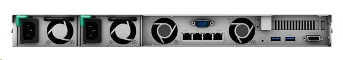 Synology RackStation RS1619xs+ - Server NAS - 4 zásuvky - k upevnění na regál - SATA 6Gb/s - RAID 0, 1, 5, 6, 10, JBOD, RAID F1 - RAM 8 GB - Gigabit Ethernet - iSCSI podpora - 1U