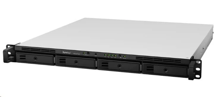 Synology RackStation RS1619xs+ - Server NAS - 4 zásuvky - k upevnění na regál - SATA 6Gb/s - RAID 0, 1, 5, 6, 10, JBOD, RAID F1 - RAM 8 GB - Gigabit Ethernet - iSCSI podpora - 1U