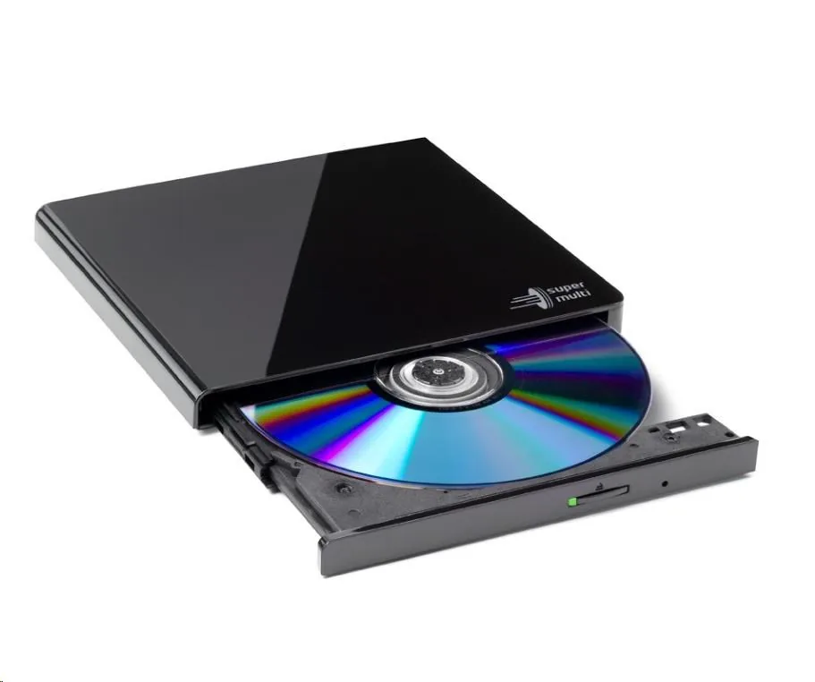 HITACHI LG - externí mechanika DVD-W CD-RW DVD±R ±RW RAM GP57EB40, Slim, Black, box+SW