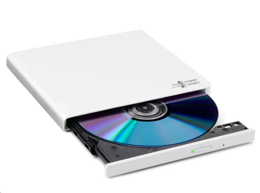 HITACHI LG - externí mechanika DVD-W CD-RW DVD±R ±RW RAM GP57EW40, Slim, White, box+SW