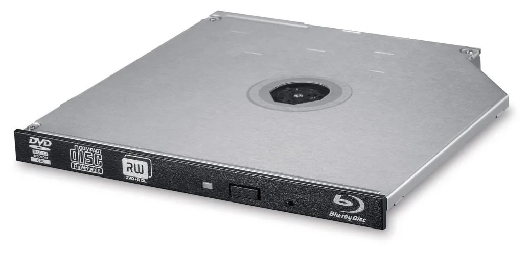 HITACHI LG - interní mechanika BD-W CD-RW DVD±R ±RW RAM M-DISC BU40N, Slim, 9.5 mm Tray, Black, bulk bez SW