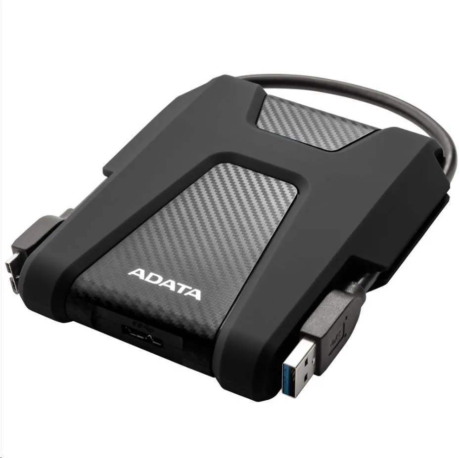 ADATA Externí HDD 2TB 2,5" USB 3.1 AHD680, černý (gumový, nárazu odolný)
