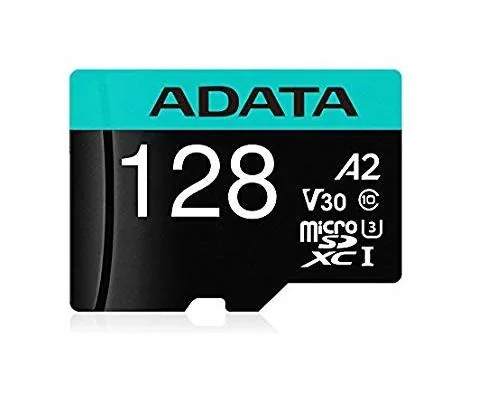 ADATA V30S/micro SDXC/128GB/UHS-I U3 / Class 10/+ Adaptér