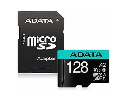 ADATA V30S/micro SDXC/128GB/UHS-I U3 / Class 10/+ Adaptér