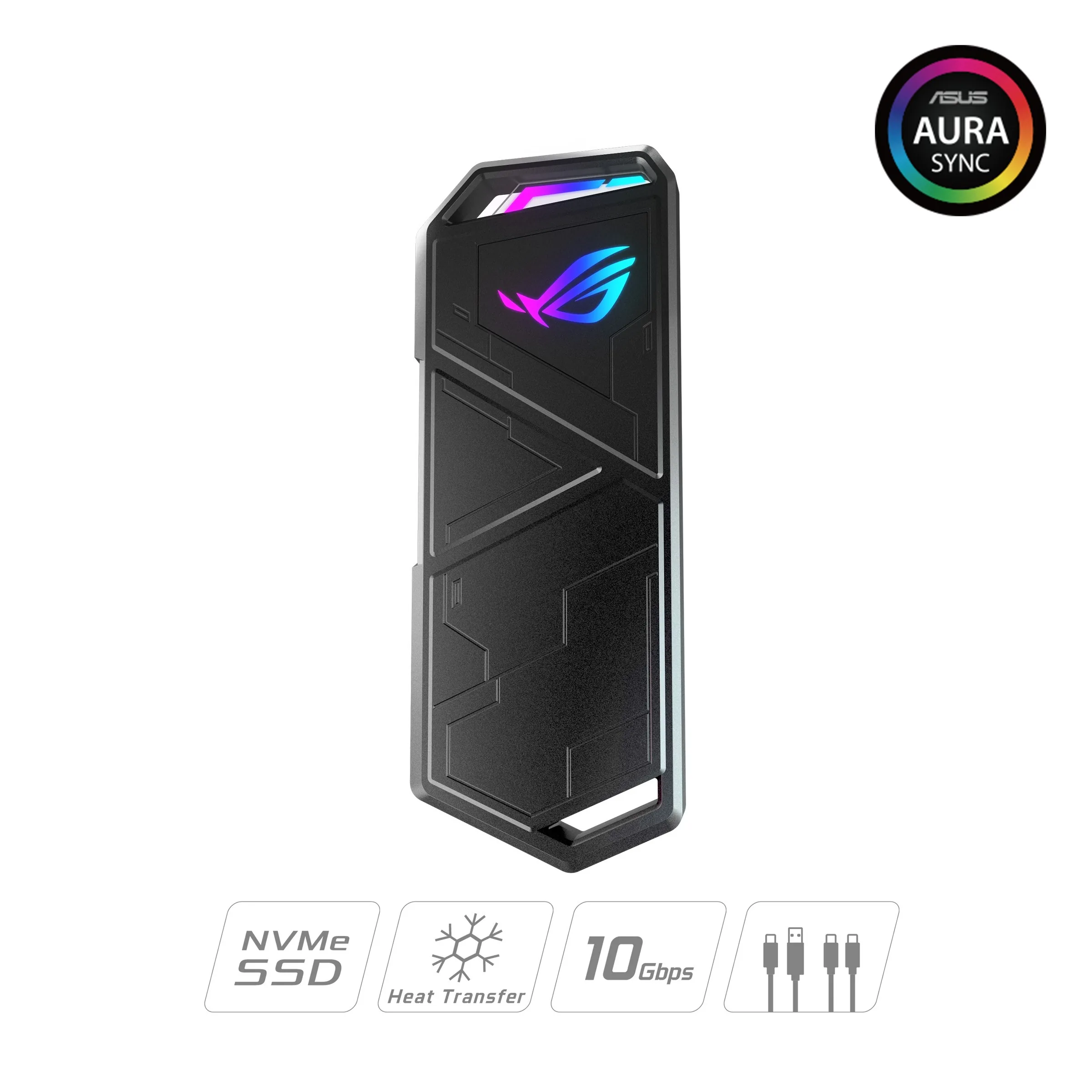 ACC ASUS ROG Strix Arion, M.2 SSD, USB-C, box, černá