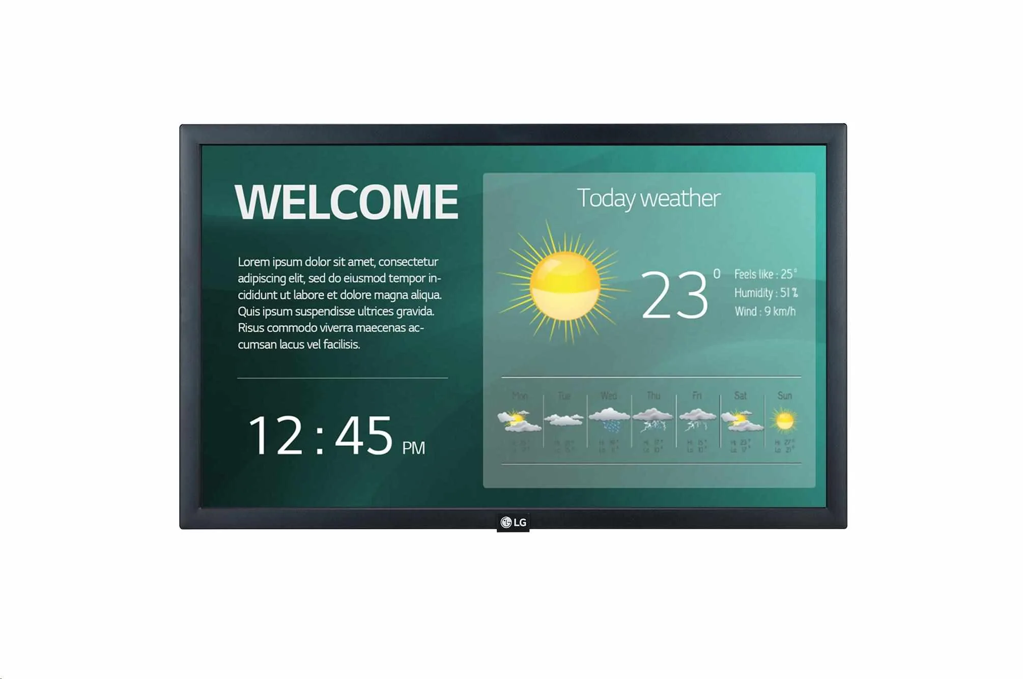 22" LG LED 22SM3G - FHD,IPS,250cd,16/7