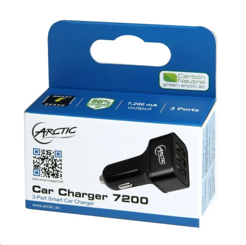 ARCTIC nabíječka do auta Car Charger 7200