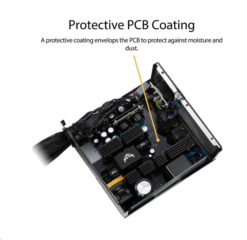 ASUS zdroj TUF-GAMING-650B 650W, 80+ Bronze
