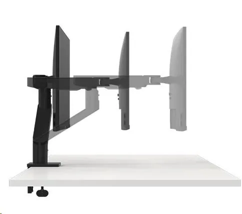 Dell MSA20 - Montážní sada - nastavitelné rameno - pro Displej LCD - černá - velikost obrazovky: 19"-38" - montážní rozhraní: 100 x 100 mm - upevnitelné na stůl