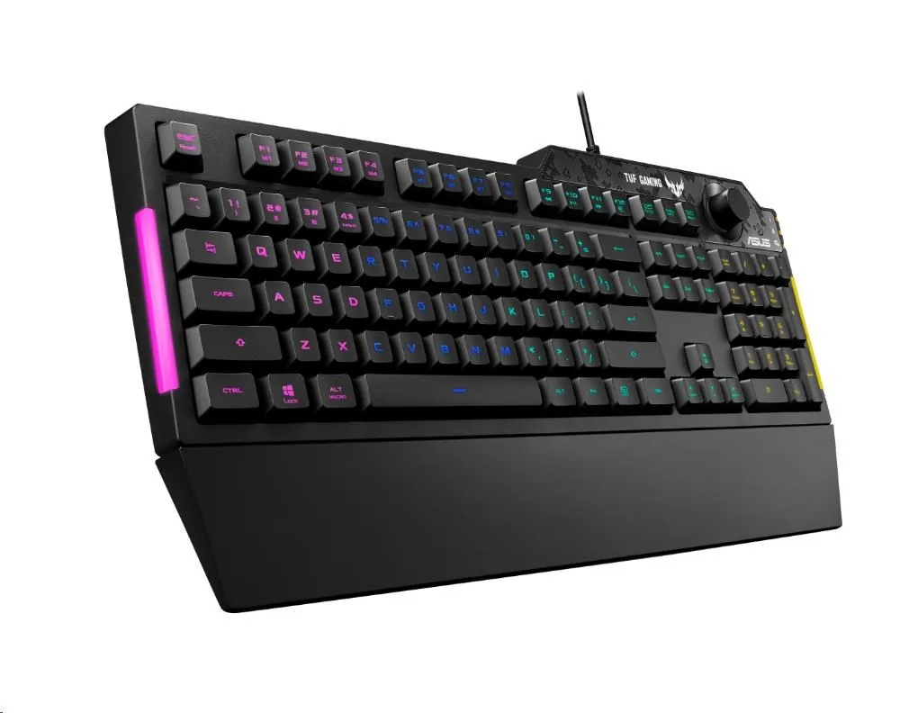ASUS KB TUF Gaming K1, membránová, drátová, US
