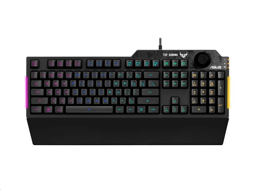 ASUS KB TUF Gaming K1, membránová, drátová, US